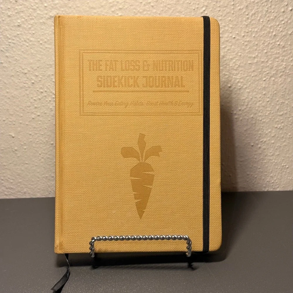Habit Nest Nutrition Sidekick Journal Unisex OS Yellow Excellent Fat Loss Book